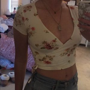 Adorable Floral Crop Top